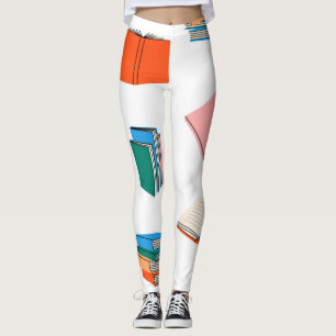Leggings Patrón de libro