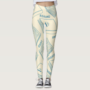 Leggings Patrón de libro