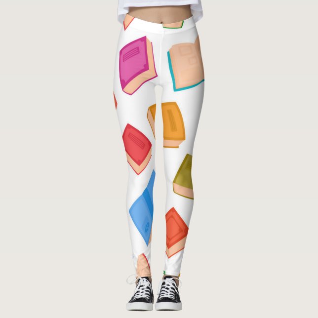 Leggings Patrón de libro (Anverso)
