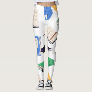 Leggings Patrón de libro