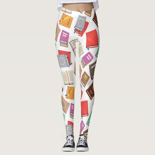 Leggings Patrón de libro (Anverso)