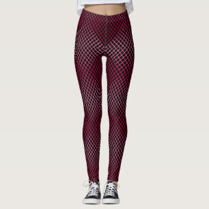 Leggings Patrón de líneas de degradado 02 Rosa
