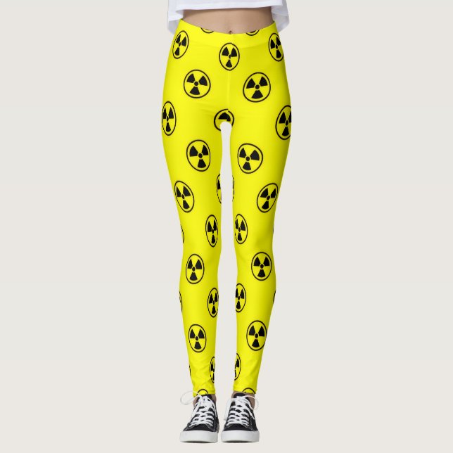 Leggings Patrón de logotipo de radiación (Anverso)