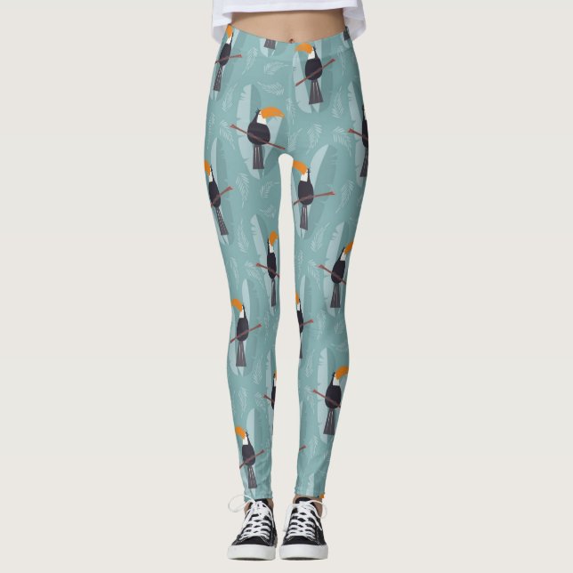 Leggings Patrón de los Toucanes (Anverso)