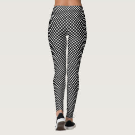 Leggings Patrón de lunares negros