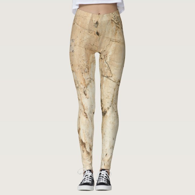 Leggings Patrón de madera (Anverso)