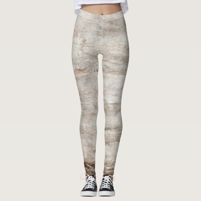 Leggings Patrón de madera (Anverso)