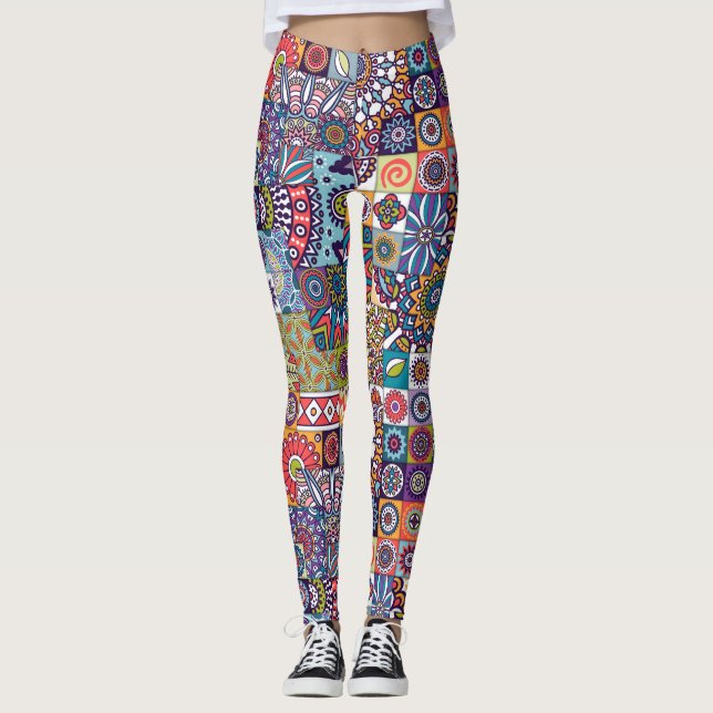 Leggings Patrón de Mandala (Anverso)