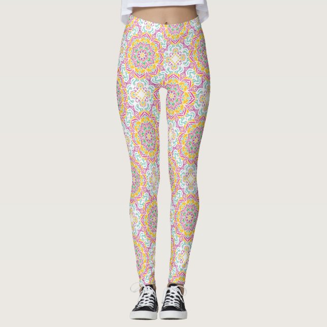 Leggings Patrón de Mandala (Anverso)
