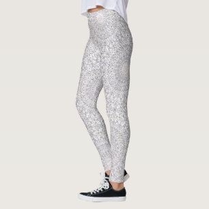 Leggings Patrón de Mandala Gris y Lila