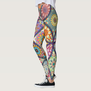 Leggings Patrón de Mandala - Piernas