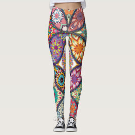 Leggings Patrón de Mandala - Piernas