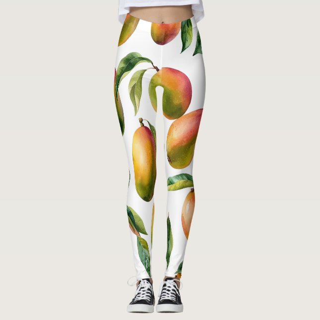 Leggings Patrón de mango (Anverso)