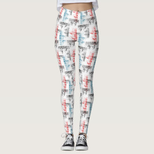 Leggings Patrón de manos pianistas