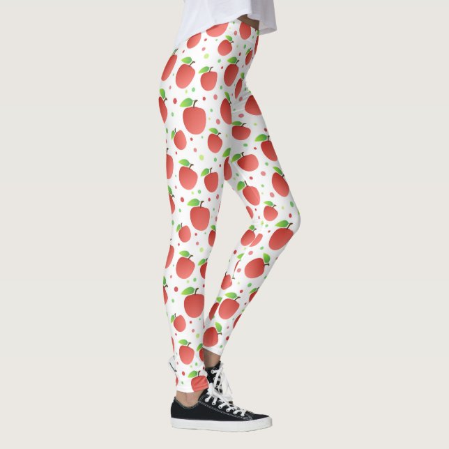 Leggings Patrón de manzanas (Derecha)