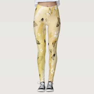 Leggings Patrón de mariposa 10