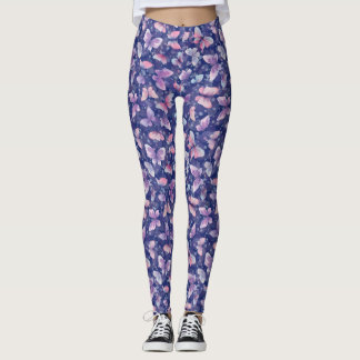 Leggings Patrón de mariposa de las piernas#1