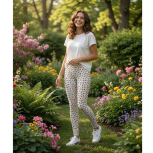 Leggings Patrón de Mariquitas Coloridas Lindas