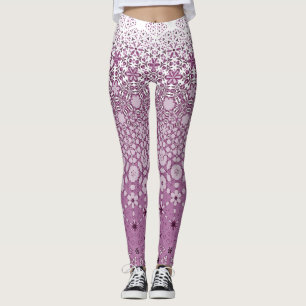 Leggings Patrón de metamorfosis floral