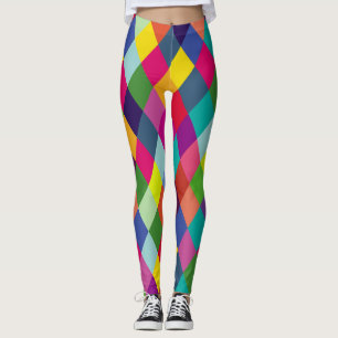 Leggings Patrón de moda Colorful- Hipster de primavera mode