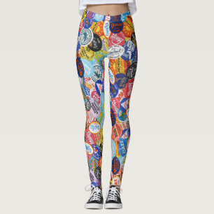 Leggings Patrón de montaje de Pegatina de frutas