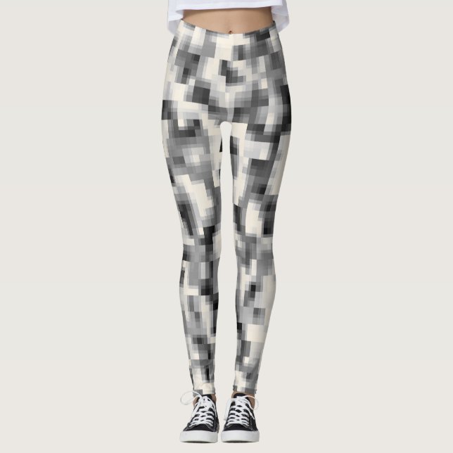 Leggings Patrón de mosaico (Anverso)