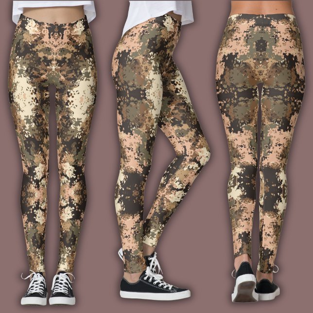 Leggings Patrón de mosaico abstracto | Camuflaje digital to (Subido por el creador)