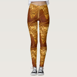 Leggings Patrón de mujeres africanas de ropa encantadora ma