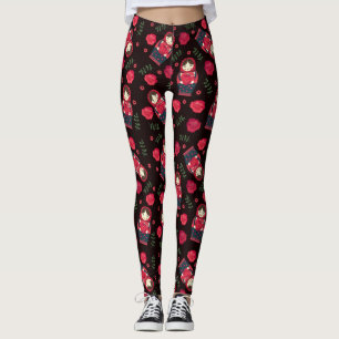 Leggings Patrón de muñeca anidante