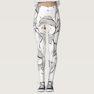 Leggings Patrón de nieve