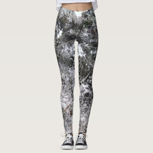 Leggings Patrón de nieve de camuflaje de caza 4