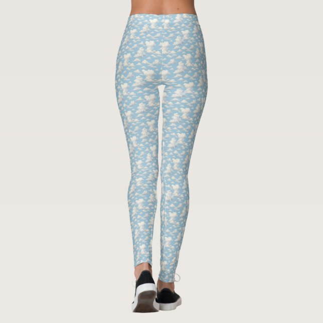 Leggings Patrón de Nube  (Reverso)