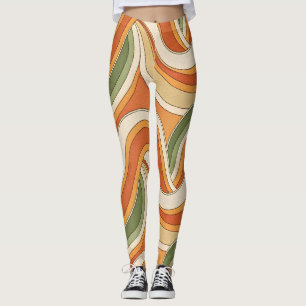 Leggings Patrón de onda mágica