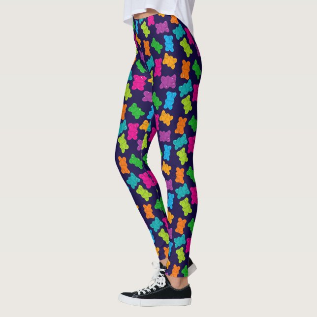 Leggings Patrón de osos de goma (Izquierda)