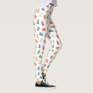 Leggings Patrón de osos de goma
