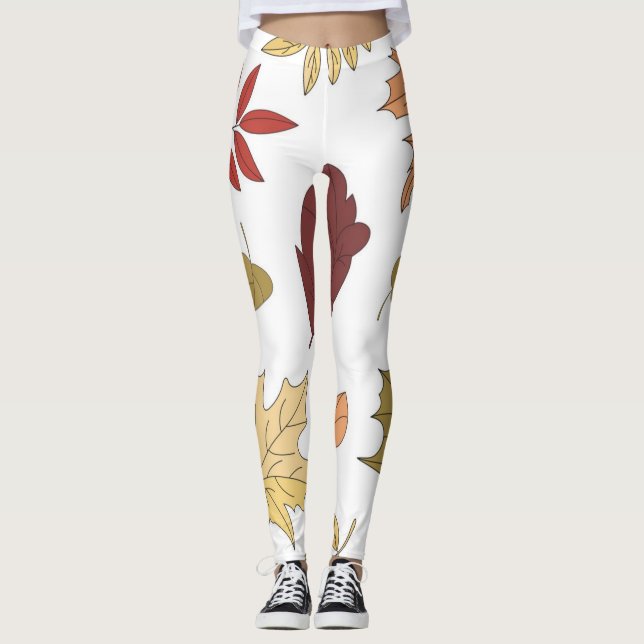 Leggings Patrón de otoño (Anverso)