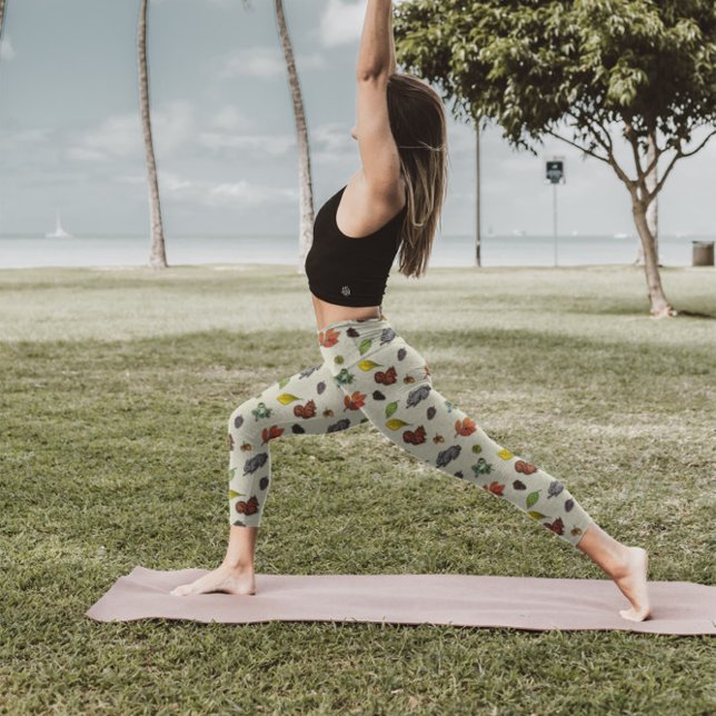 Leggings Patrón de otoño de Woodland (Subido por el creador)