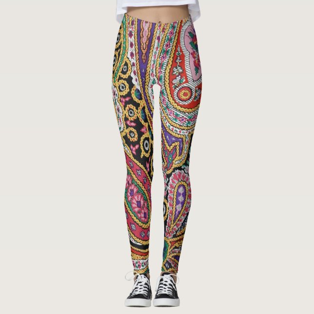 Leggings patrón de paisajes (Anverso)