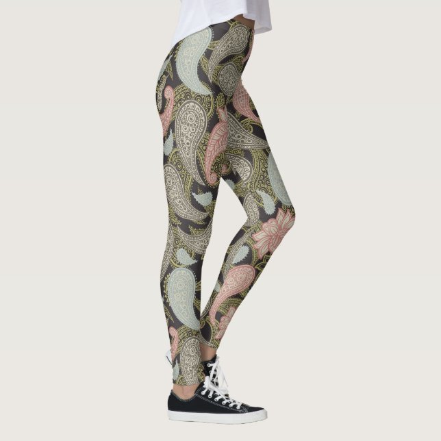 Leggings Patrón de Paisley  (Derecha)