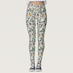 Leggings Patrón De Panda Cuto