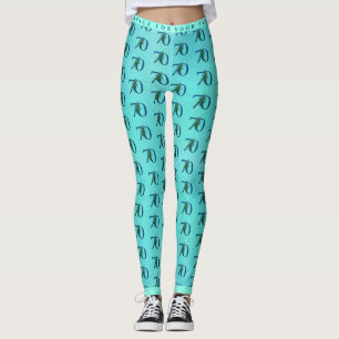 Leggings Patrón de pavo real para 70 cumpleaños o aniversar