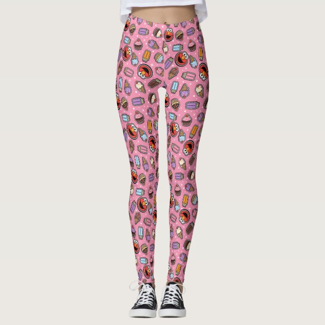 Leggings Patrón de Pegatina Elmo Sweet Tret (Anverso)