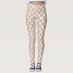Leggings Patrón de pelotas de béisbol