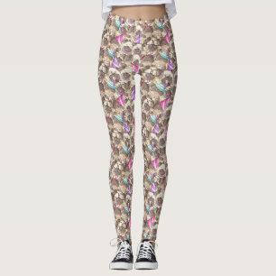 Leggings Patrón de Perro Cortado