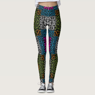 Leggings Patrón de piel de leopardo moderno nº 5