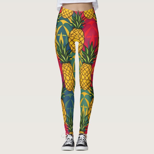Leggings Patrón de Piña  (Anverso)