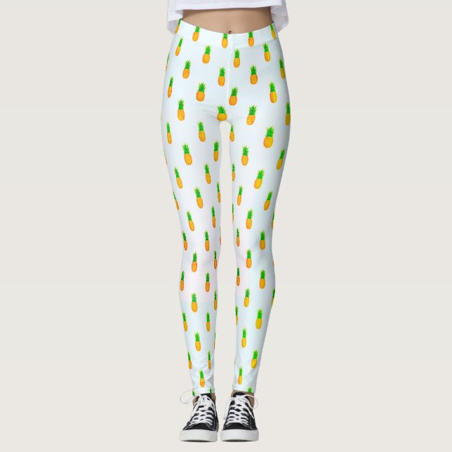 Leggings Patrón de piña verano (Anverso)