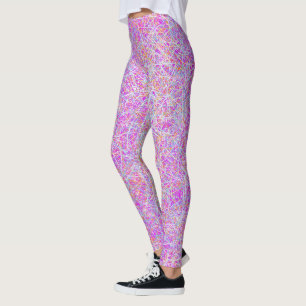 Leggings Patrón de pintura de patrón geométrico abstract