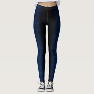 Leggings Patrón de píxeles 01.B.bw.02 Negro BG