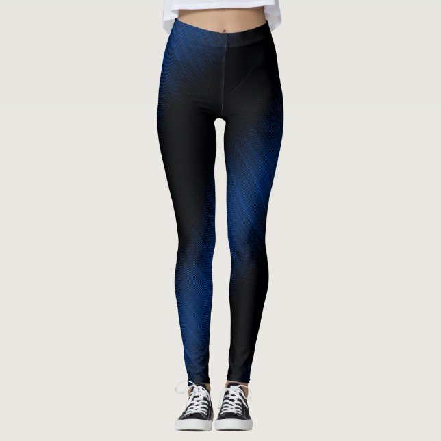 Leggings Patrón de píxeles 01.B.bw.S.Black BG (Anverso)